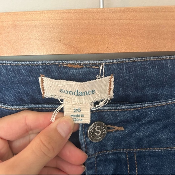 Sundance Peyton Jeans Women's Size 26 Front Seams Ankle Crop Kick Flare Denim - Picture 4 of 8